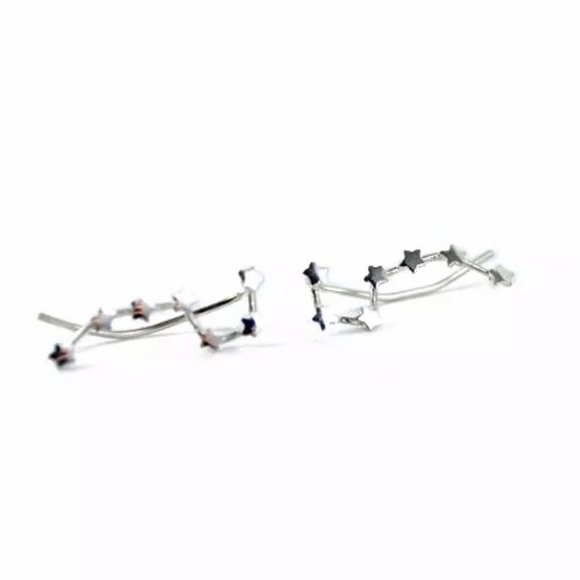 Little Dipper Constellation Ear Climber Earrings - Picture 5 of 6